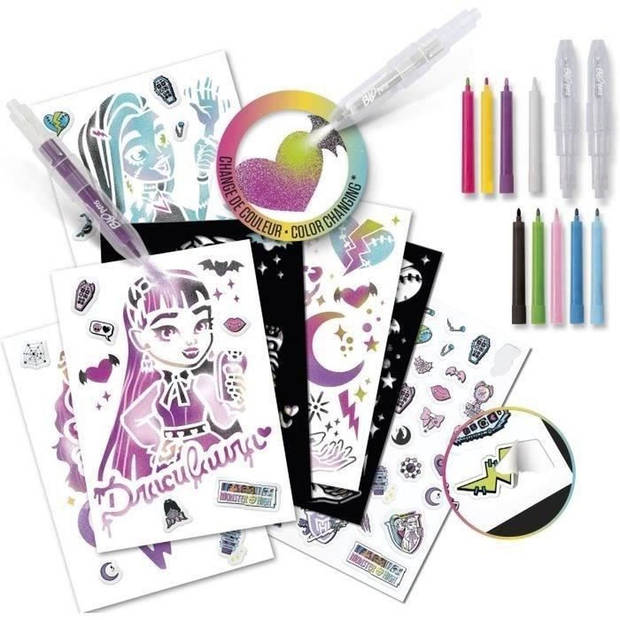 Kleurspel - LANSAY - 23692 - Blopens Monster High Activiteitenset