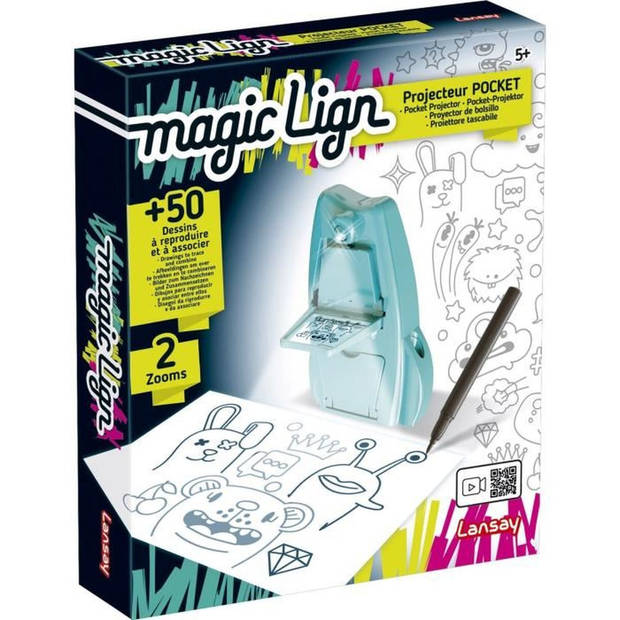 Magic Lign - Pocket Projector - Tekeningen en kleurplaten - 5 jaar - LANSAY