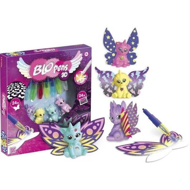 Kleurspel - LANSAY - 25252 - Blopens 3D - Magic Pets