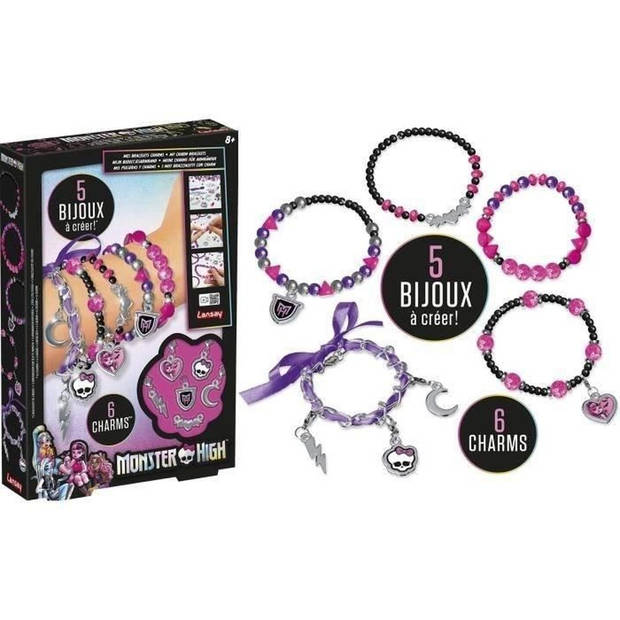 Spel voor het maken van sieraden - LANSAY - 20531 - Monster High - Mes Bracelets Charms