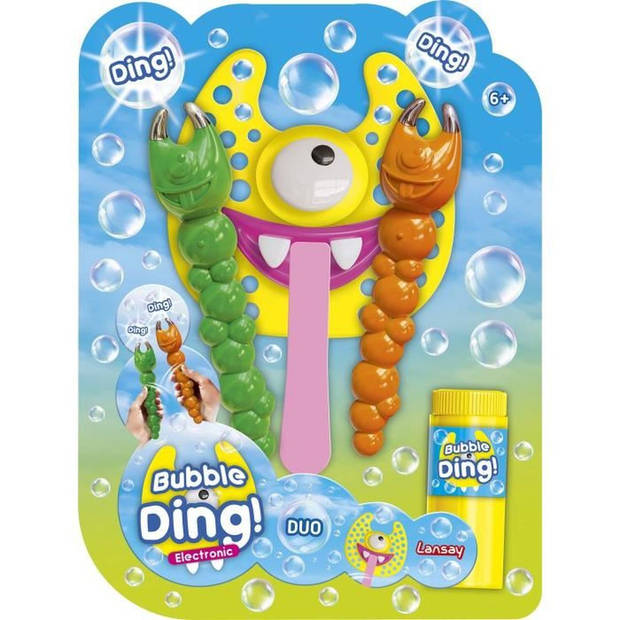 Zeepbellenspel - LANSAY - 25640 - Bubbles Party - Bubble Ding Duo Electronic