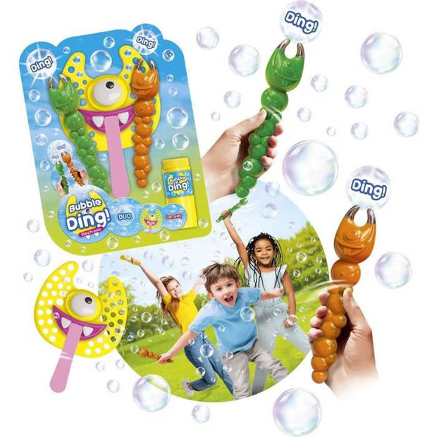 Zeepbellenspel - LANSAY - 25640 - Bubbles Party - Bubble Ding Duo Electronic