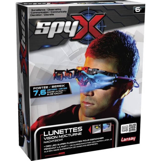 Spy X - Night Vision Glasses - Toy & Spy Accessories - Child Spy Panoply - 6 jaar oud - Lansay