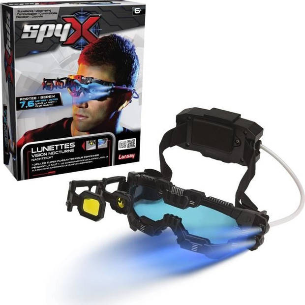 Spy X - Night Vision Glasses - Toy & Spy Accessories - Child Spy Panoply - 6 jaar oud - Lansay