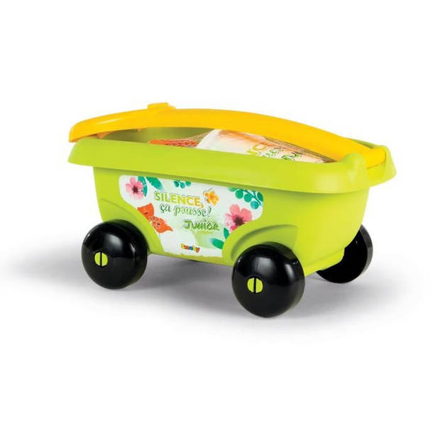 Smoby - stilte die trolley duwt gegarneerd op wielen + accessoires