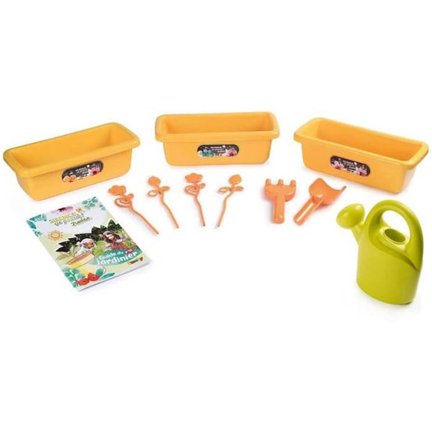 SMOBY - Stilte, het groeit - Set plantenbakken + accessoires