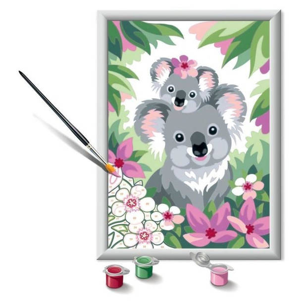 Art nummer - medium - Mama koala en haar baby - Ravensburger