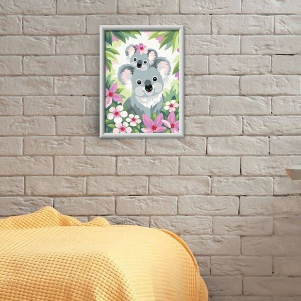 Art nummer - medium - Mama koala en haar baby - Ravensburger