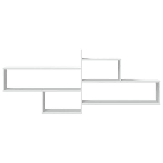 vidaXL Wandschap 167,5x18x68 cm bewerkt hout wit