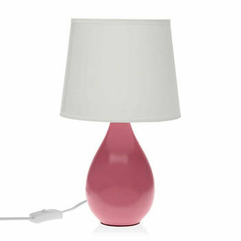 Bureaulamp Versa Roxanne Roze Keramisch (20 x 35 x 20 cm)