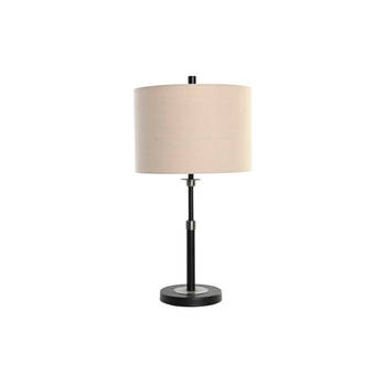 Bureaulamp DKD Home Decor Zwart Beige Metaal 50 W 220 V 33 x 33 x 67 cm