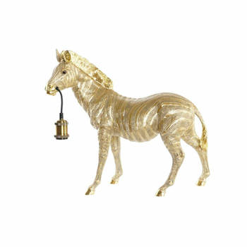 Bureaulamp DKD Home Decor Zebra Gouden 220 V 50 W Modern (55 x 22 x 51 cm)