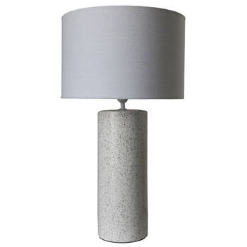 Bureaulamp DKD Home Decor Wit Multicolour Linnen Dolomite 25 W 50 W 220 V 42 x 42 x 73,5 cm