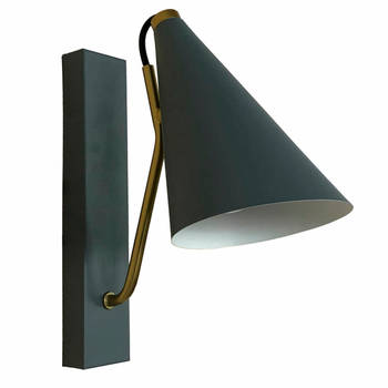 Bureaulamp DKD Home Decor Blauw Metaal Gouden (12 x 25 x 29 cm)