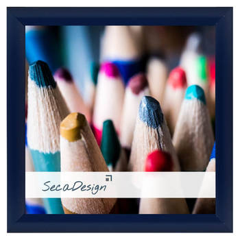 SecaDesign Tours Fotolijst - Fotomaat 30x30 cm - Blauw