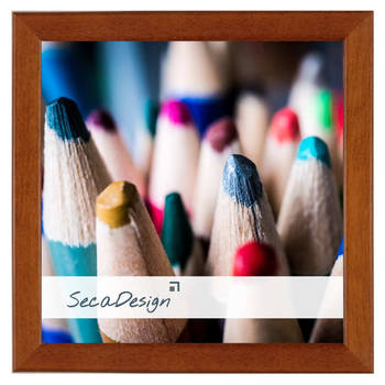 SecaDesign Essenza Fotolijst 30x30 cm Fotomaat - Bruin - Hout