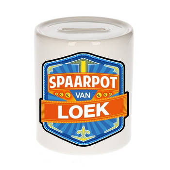 Vrolijke kinder spaarpot voor Loek - Spaarpotten