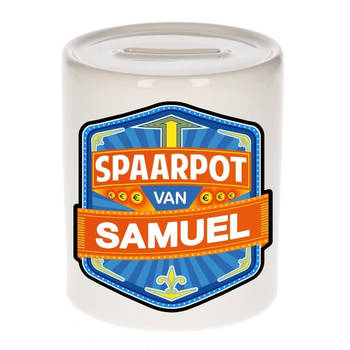 Vrolijke kinder spaarpot voor Samuel - Spaarpotten