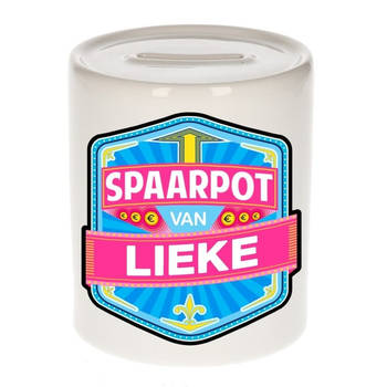 Vrolijke kinder spaarpot voor Lieke - Spaarpotten