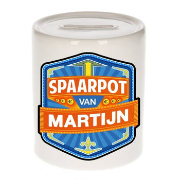 Vrolijke kinder spaarpot voor Martijn - Spaarpotten