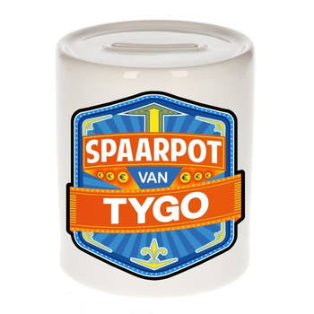 Vrolijke kinder spaarpot voor Tygo - Spaarpotten