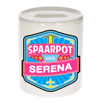 Vrolijke kinder spaarpot voor Serena - Spaarpotten