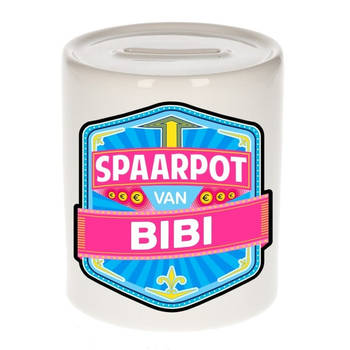 Vrolijke kinder spaarpot voor Bibi - Spaarpotten