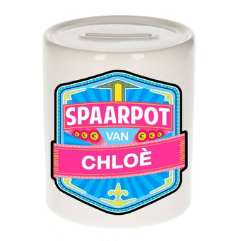 Vrolijke kinder spaarpot voor Chloe - Spaarpotten