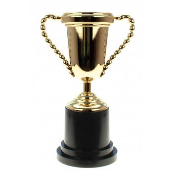 Trofee bekers goudkleurig 25 cm - Fopartikelen