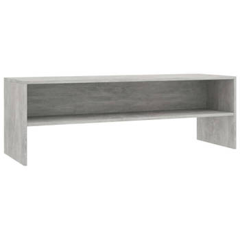 vidaXL Tv-meubel 120x40x40 cm bewerkt hout betongrijs