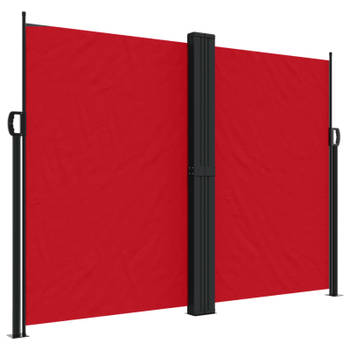 vidaXL Windscherm uittrekbaar 180x600 cm rood