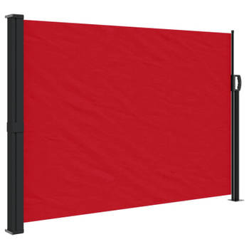 vidaXL Windscherm uittrekbaar 140x300 cm rood