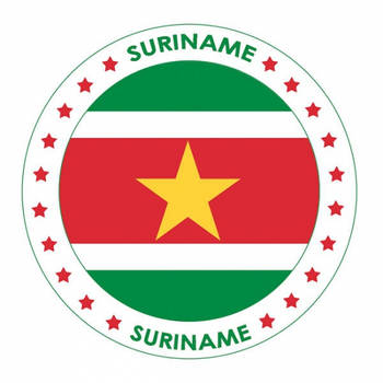 50x Suriname thema bierviltjes - Bierfiltjes