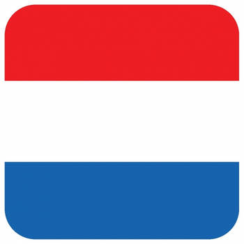 45x Onderzetters voor glazen met Nederland vlag - Bierfiltjes