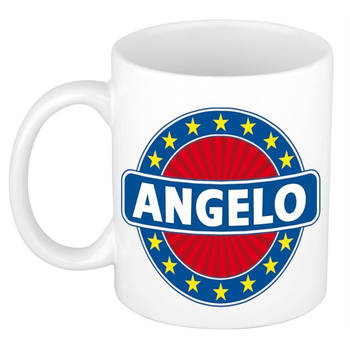 Voornaam Angelo koffie/thee mok of beker - Naam mokken