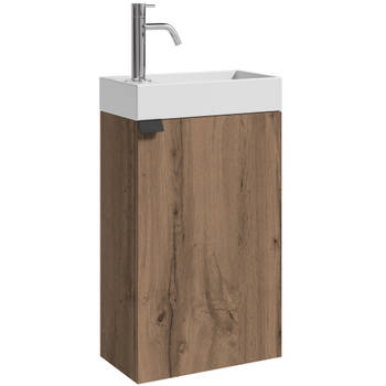 Badplaats Toiletmeubel Apollo 40cm - bruin eiken