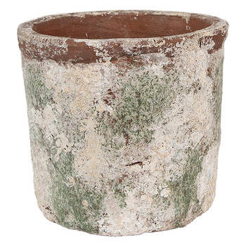 HAES DECO - Bloempot Ø 18x16 cm Beige Terracotta