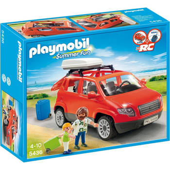 PLAYMOBIL gezinswagen met dakkoffer - 5436