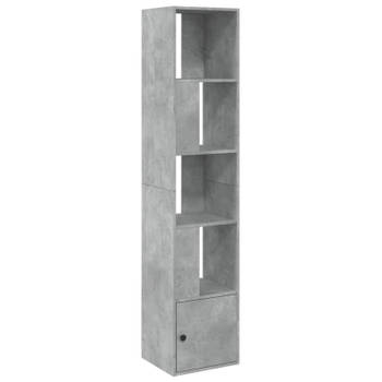 vidaXL Boekenkast 40x36x189 cm bewerkt hout betongrijs