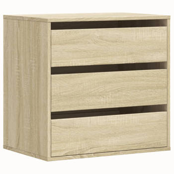 vidaXL Ladekast 60x41x58 cm bewerkt hout sonoma eikenkleurig