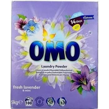 Omo Lavendel Waspoeder - 100 wasbeurten - 5kg - Wasmiddel