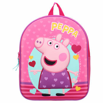 Peppa Pig school rugtas/rugzak voor peuters/kleuters/kinderen 32 cm - Rugzak - kind