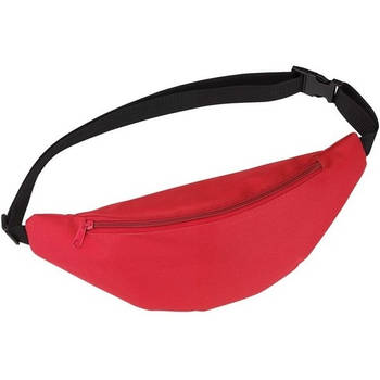 Heuptasje/buideltasje - rood - 35 x 15 cm - Fanny pack - polyester - Heuptassen