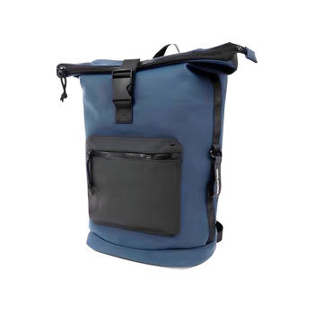 Norlander Dull PU Waterdichte Rugzak 26L - Roltop Rugzak - Fietsrugzak - Blauw