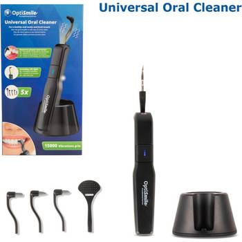 Optismile Universal Oral Cleaner - 5-1 Reinigingsset - Tandsteenverwijderaars - Tandsteen Verwijderen Eektrisch