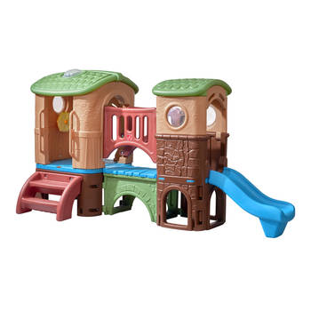 Step2 Clubhouse Climber Speeltoestel met 2 glijbanen, klimladder en kruiptunnel Speeltoren van plastic / kunststof