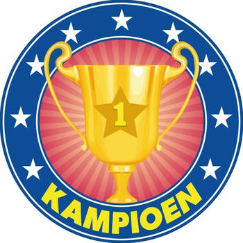 25x Feest onderzetters/bierviltjes clubkampioen - Bierfiltjes