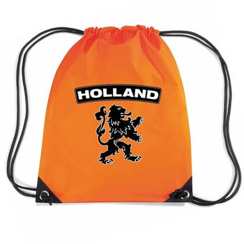 Nylon rugzak Holland zwarte leeuw oranje - Rugzakken