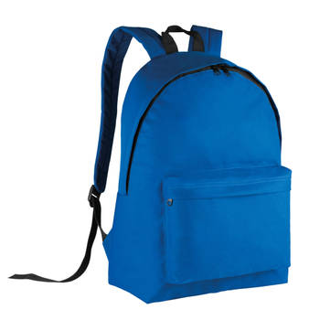 Kimood Schooltas/rugzak voor kinderen - 20 L - basisschool - lunchtas - blauw - 28 x 16 x 38 cm - Rugzak - kind