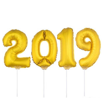 New Year versiering 2019 ballonnen - Ballonnen